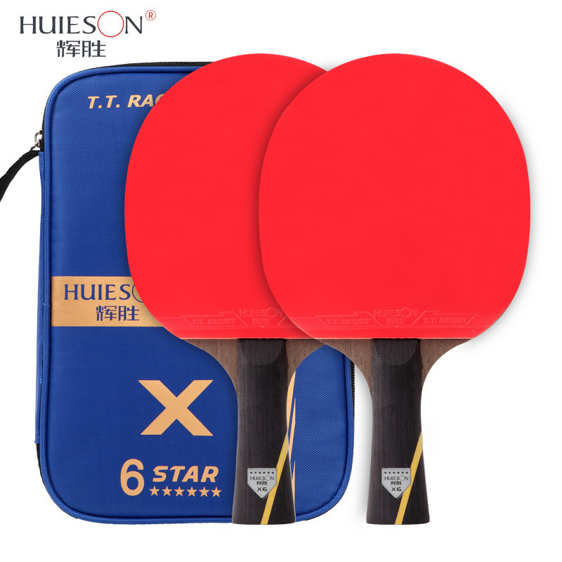 Table Tennis Xiom - Huieson 6 스타 업그레이드 탁구 라켓,