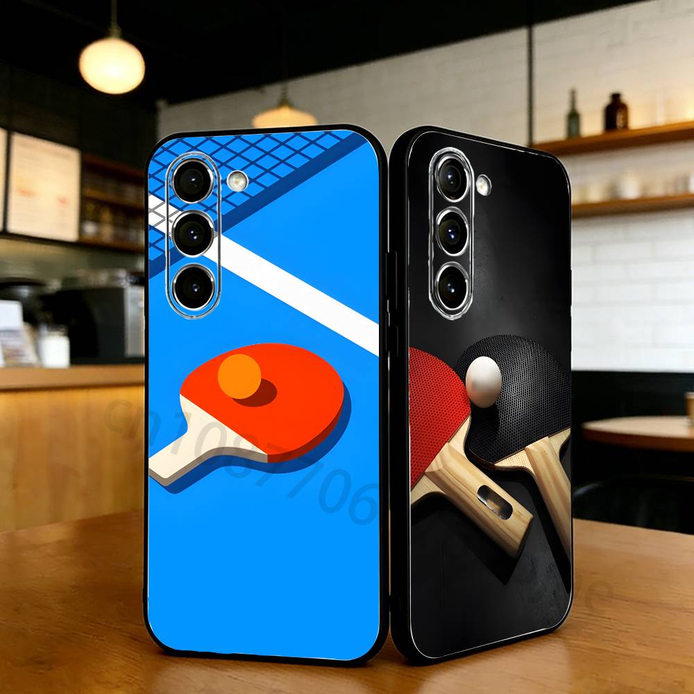 Table Tennis Logo Free - 탁구 라켓 핑퐁 폰 케이스 삼성