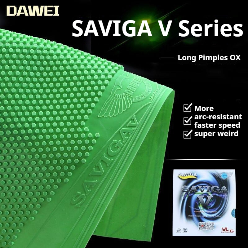 Table Tennis Association - 탁구 러버 DAWEI SAVIGA V 컬러풀