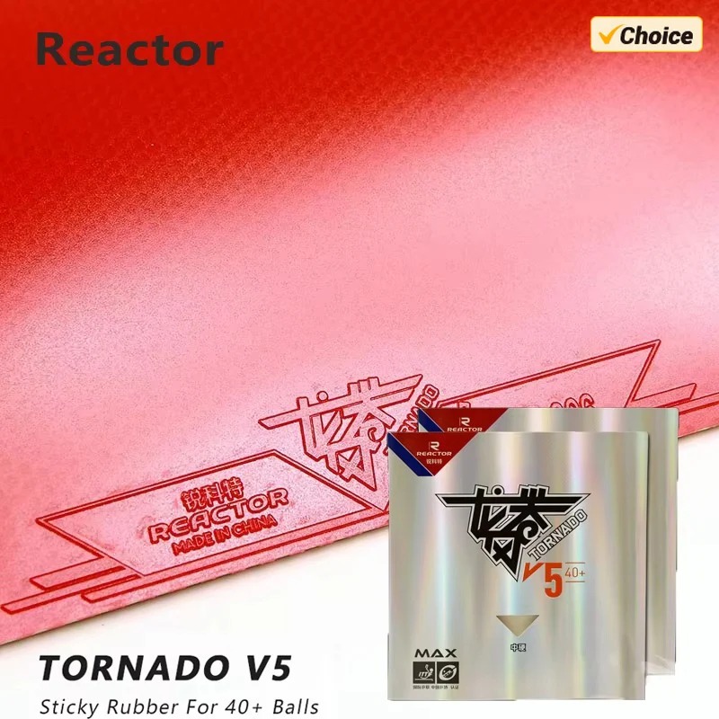 Table Tennis Association - REACTOR Tornado V5 탁구 러버 스티키