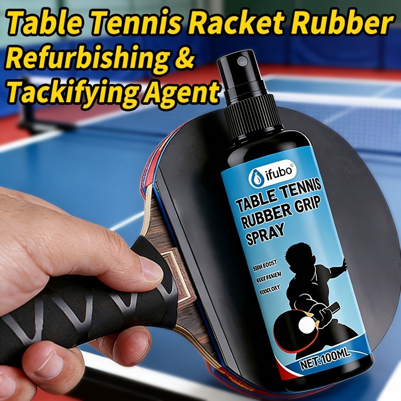 Table Tennis Paddle Set - IFUBO 100ml 프로페셔널 탁구 러버 점착력
