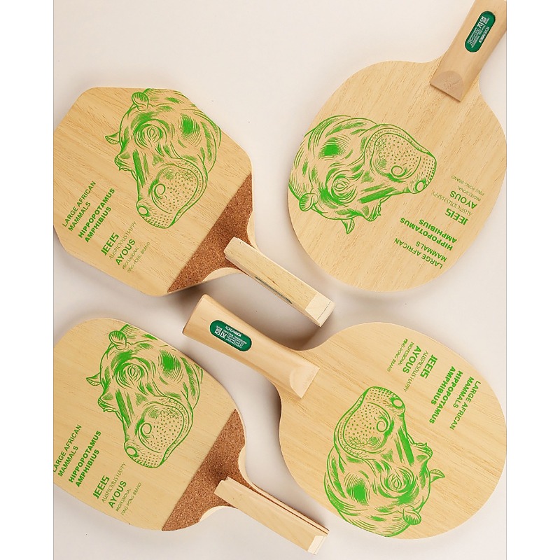 JEELS 그린 히포 1겹 아유스 탁구 블레이드 일본식 - Table Tennis Paddle 리뷰 및 가격