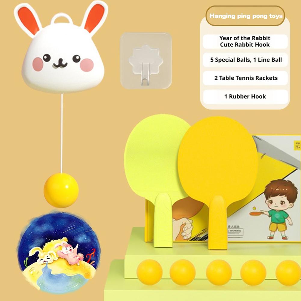 어린이를위한 교수형 탁구 트레이너 실내 휴대용 핑 훈련 - Table Tennis For Kids 리뷰 및 가격