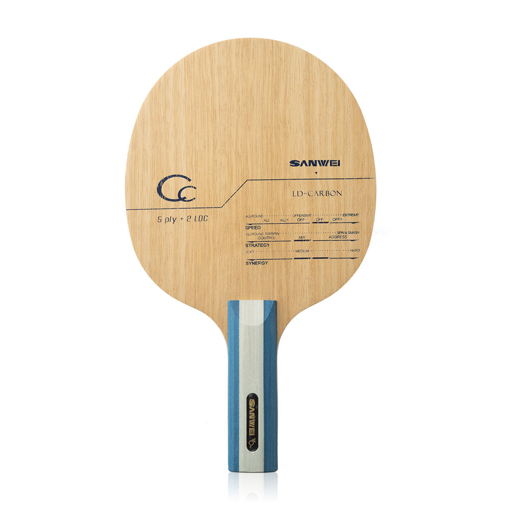 산웨이 CC 카본 탁구 라켓 루프 공격형 핑퐁 배트 패 - Table Tennis Custom Bat 리뷰 및 가격