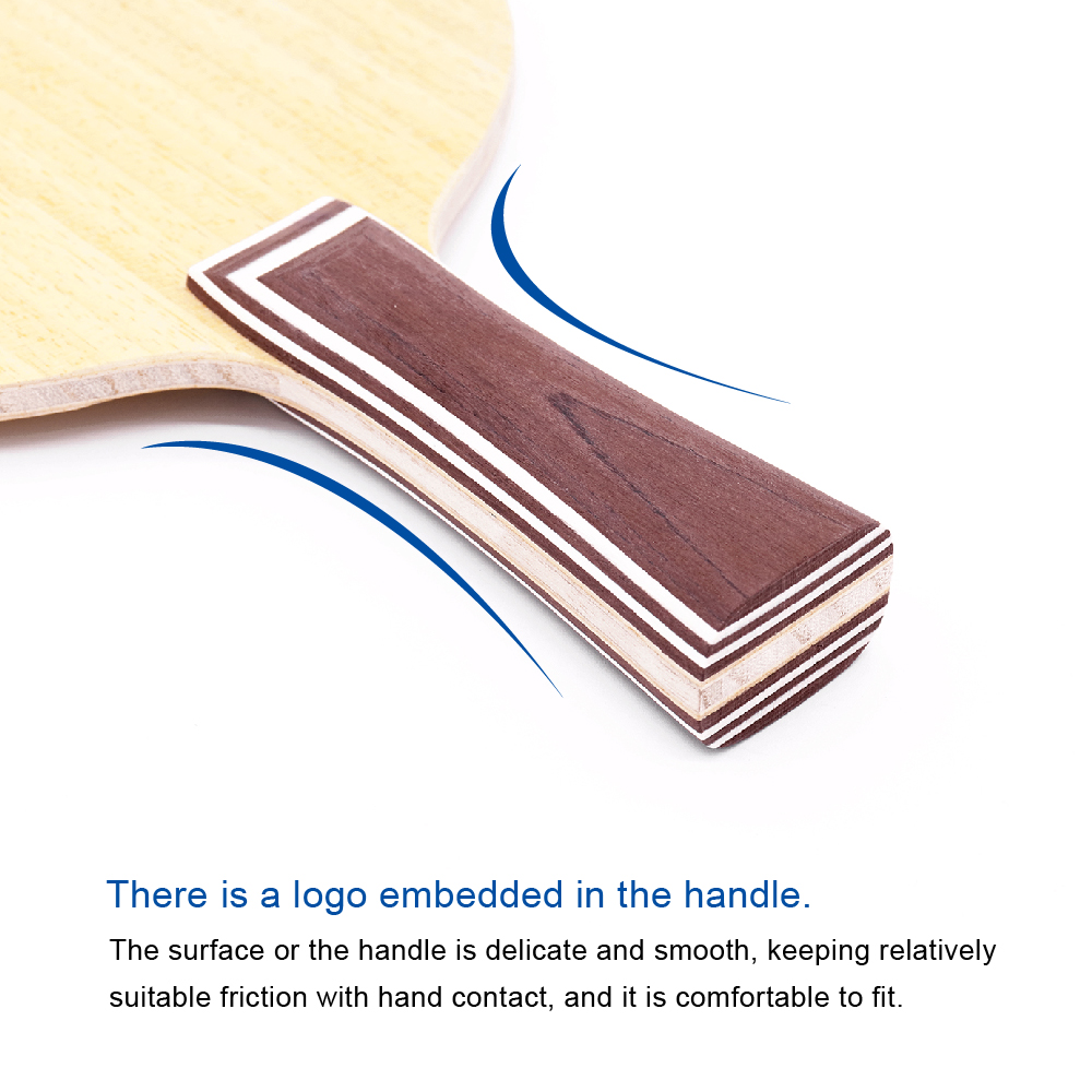 OEM 관례 탁구 잎 Ayous Candlenut 라켓 - Table Tennis Logo Free 리뷰 및 가격