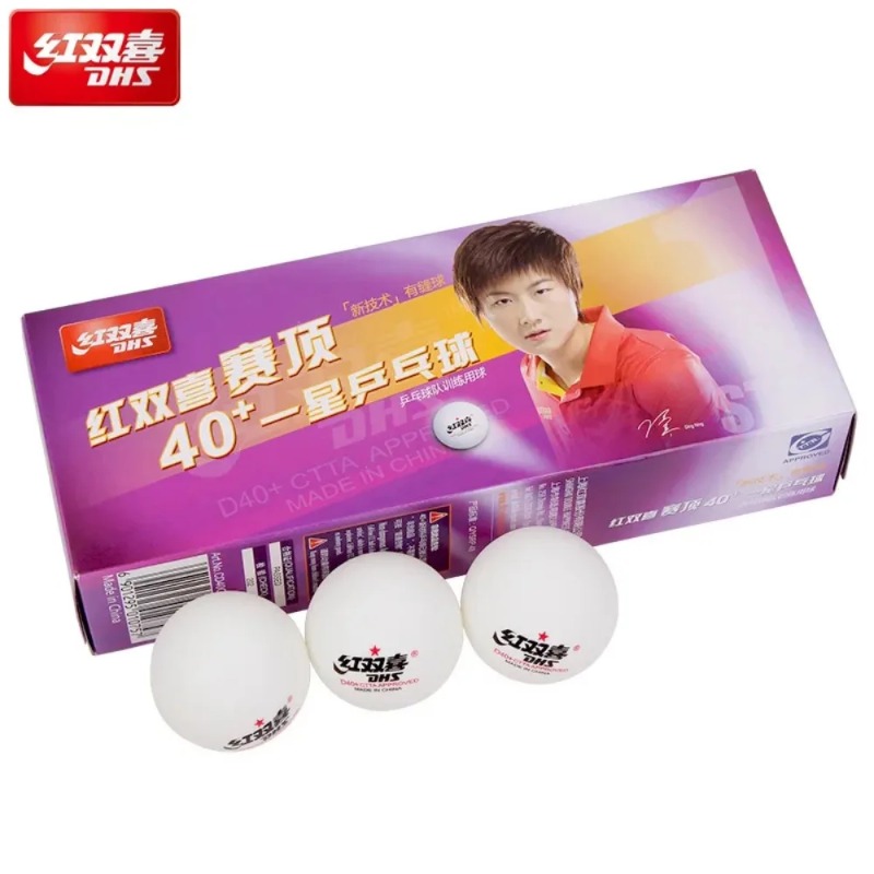 오리지널 DHS 심드 탁구공 D40+ ABS 신소재 1 - Table Tennis Animation 리뷰 및 가격
