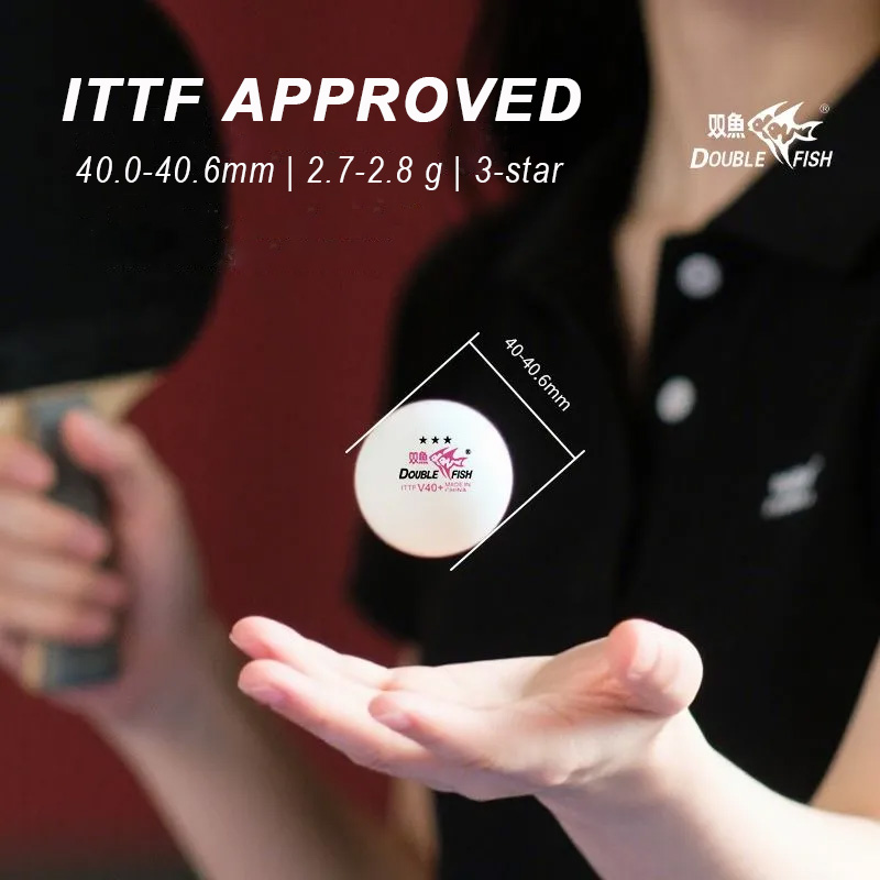 더블 피쉬 3 스타 V40+ 30/50/100 Pcs  - Table Tennis Animation 리뷰 및 가격