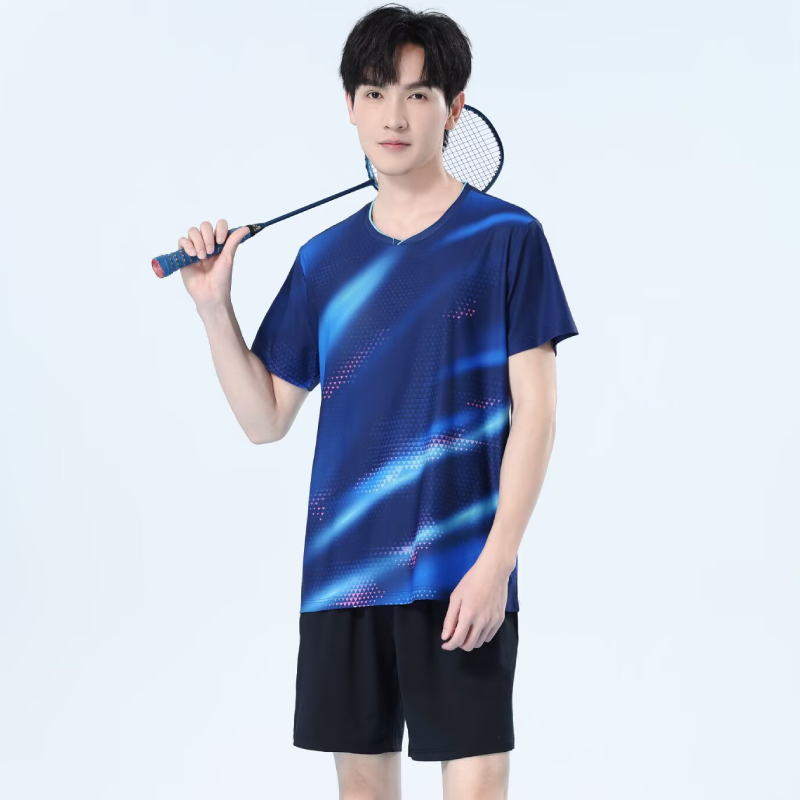 남성용 속건 배드민턴 셔츠 통기성 탁구 티셔츠 경량 스 - Table Tennis Logo Free 리뷰 및 가격