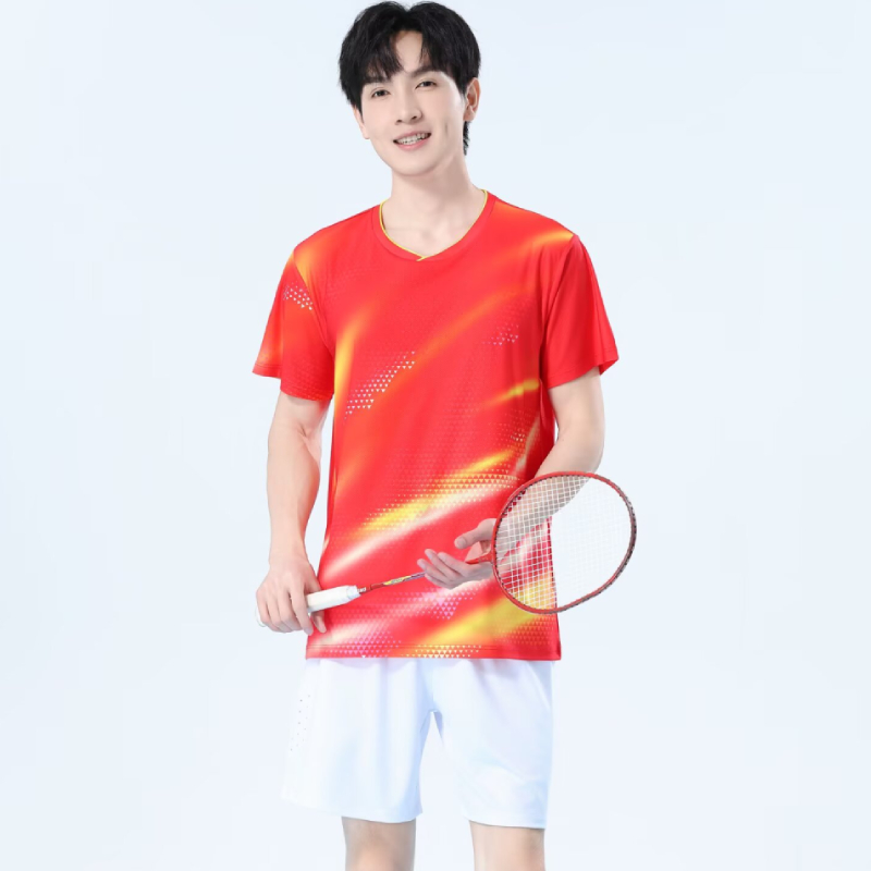 남성용 속건 배드민턴 셔츠 통기성 탁구 티셔츠 경량 스 - Table Tennis Logo Free 리뷰 및 가격
